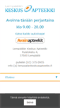 Mobile Screenshot of lempaalankeskusapteekki.fi